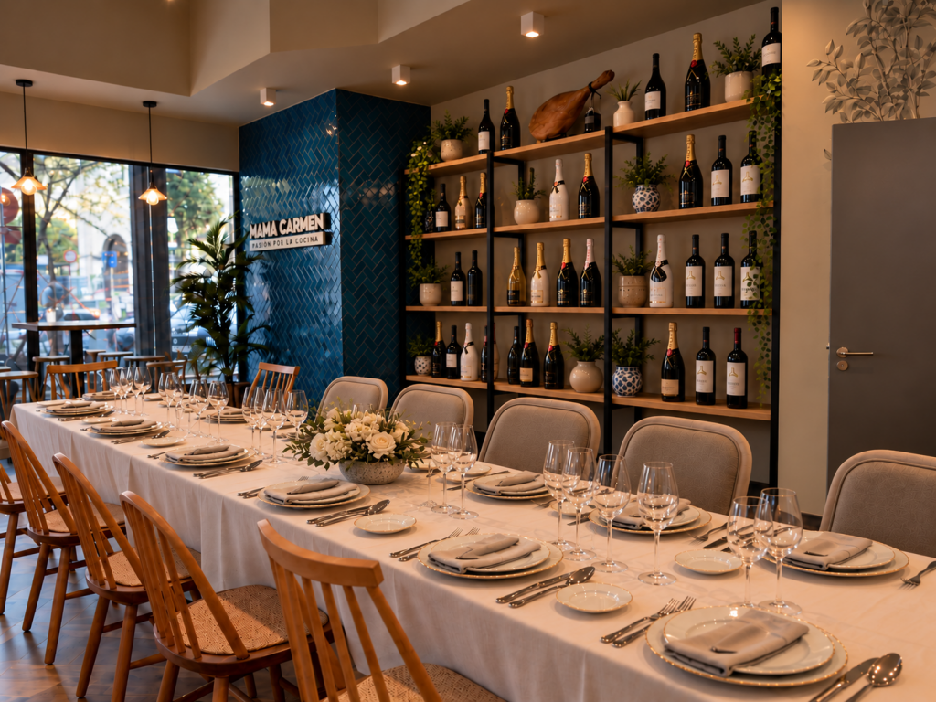 Salón para eventos y celebraciones en Sevilla centro - Mamá Carmen